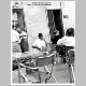 1961: Bar Centrale - A sinistra 
    Berto Gallavotti (Zucchi) con in braccio la nipotina figlia di Pietro 
    - seduto con il cappello è Ivo Beltrambini (Vigoun)