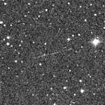 La traccia nel cielo dell'asteroide 1999 AN10