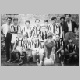 Squadra di calcio anni 40: in piedi (fila in alto) 
    il primo a sinistra è Tonino Tamburini, l'ultimo è Dino Faini