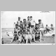 Anno 1948 - Gruppo di giovani Santarcangiolesi 
      al mare (Igea Marina)