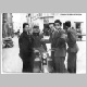 Giovani anni 50, primo da sinistra: 
    Adamo (Dervis) Morri, Aroldo Sancisi su moto Iso, Terzo: Aldo Raggini, quarto: Sergio Gnoli