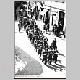 La banda di santarcangelo in corteo diretta dal Maestro Serino Giorgetti - primo maggio 1950